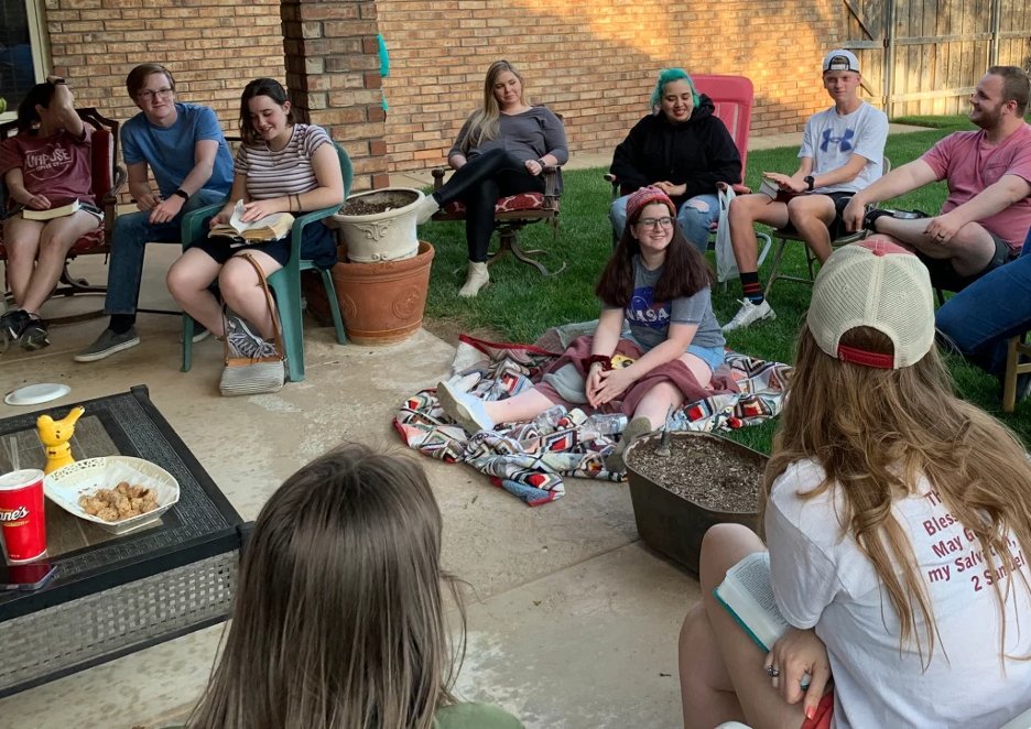 Students at Paramount Baptist Church in Amarillo, Texas, read the Bible together last summer. This photo is being used for non-commercial purpose and not in connection with selling a good or service.